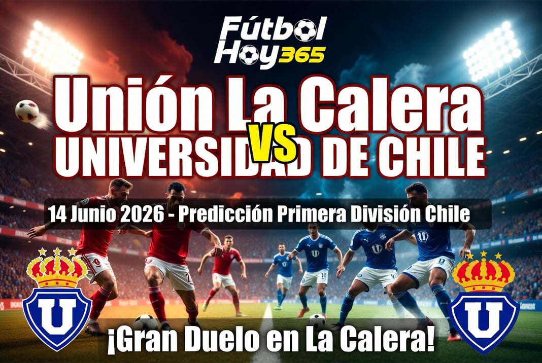 Unión La Calera vs Universidad de Chile 14 Junio 2026 Predicción Primera División Chile