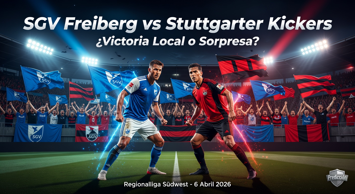 SGV Freiberg vs Stuttgarter Kickers Pronóstico / Prediction