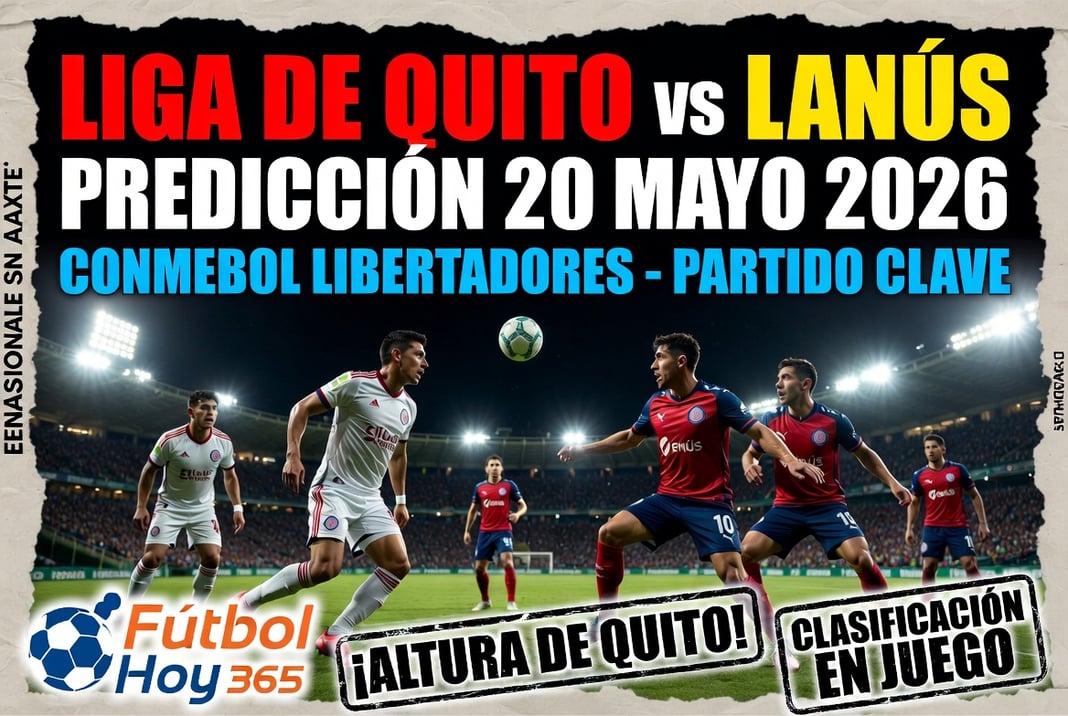 Liga de Quito vs Lanús Prediccion 20 Mayo 2026 CONMEBOL Libertadores