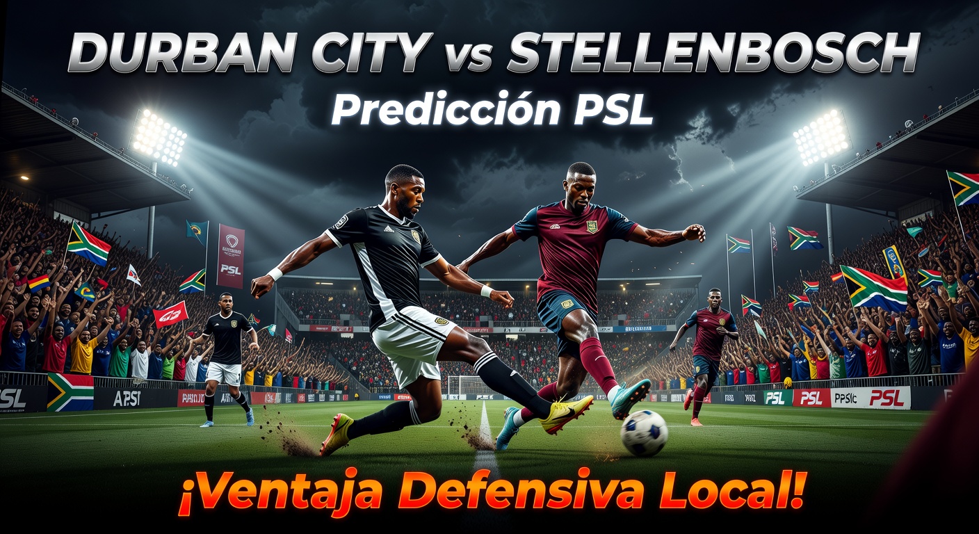 Durban City vs Stellenbosch Pronóstico / Prediction