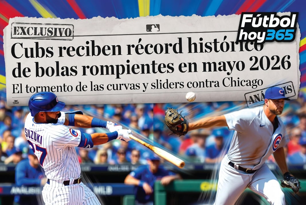 Cubs reciben récord histórico de bolas rompientes en mayo 2026