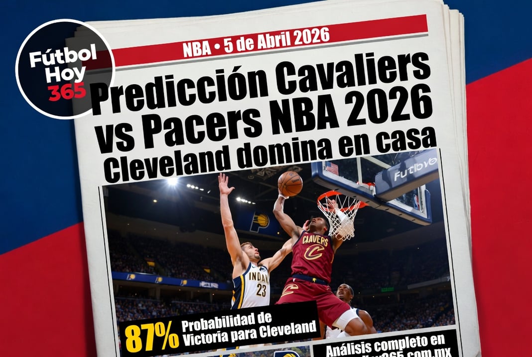 Predicción Cavaliers vs Pacers NBA 2026 Cleveland domina en casa