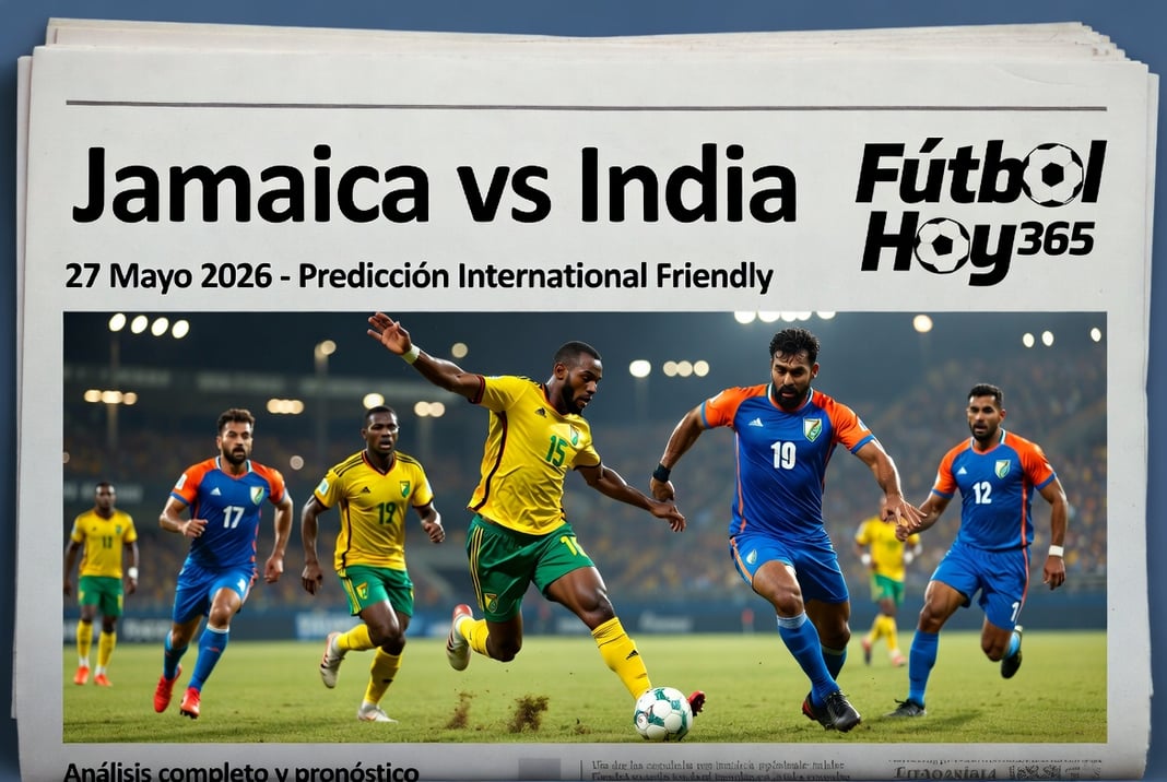 Jamaica vs India 27 Mayo 2026 Prediccion International Friendly