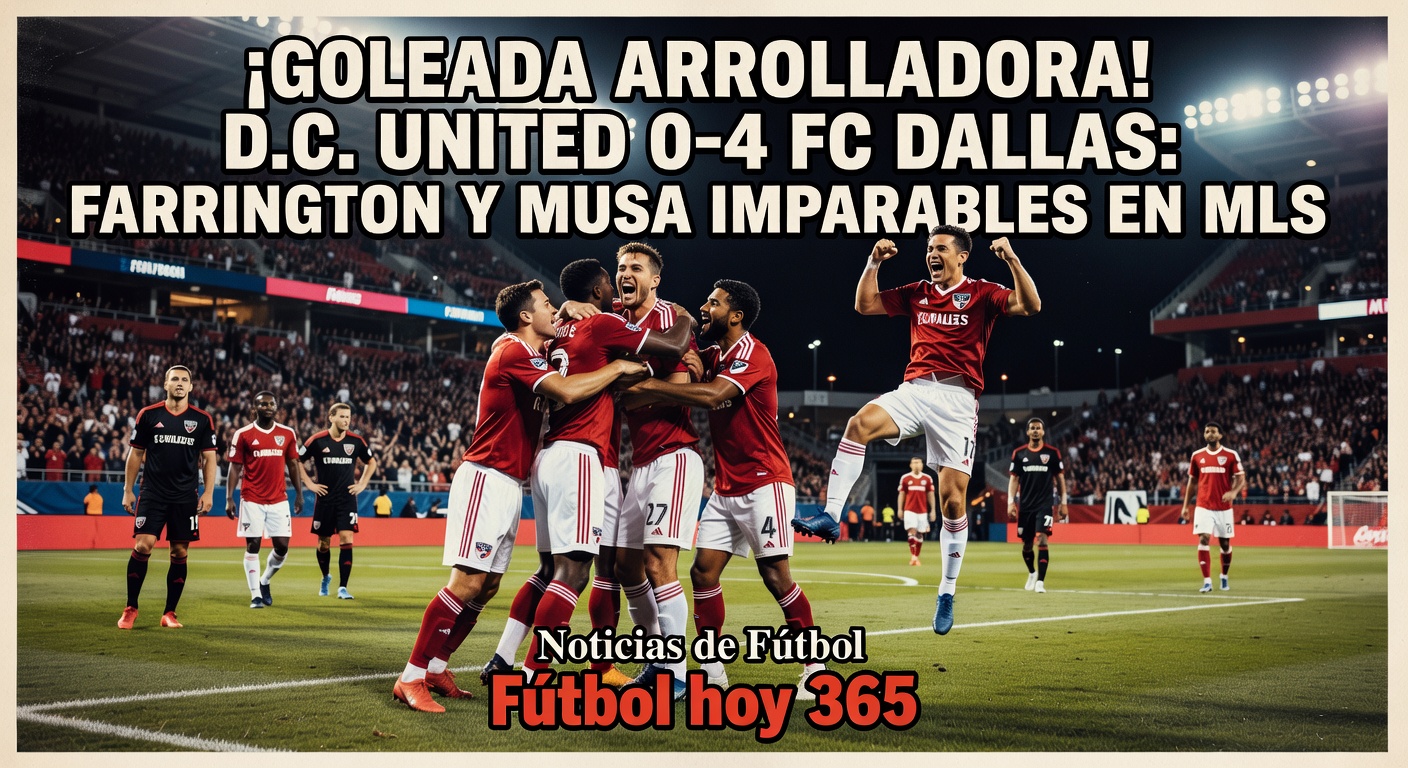 DC United 0-4 FC Dallas: Heavy defeat for DC (BBC Sport)