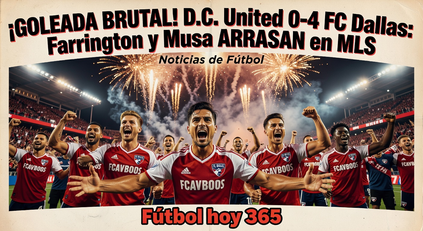 DC United 0-4 FC Dallas in MLS rout (BBC Sport)