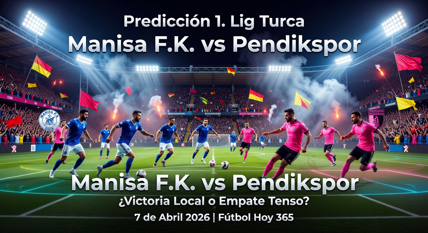 Manisa F.K. vs Pendikspor Pronóstico / Prediction