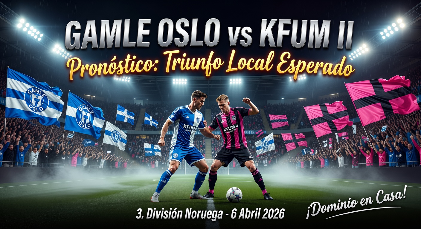 Gamle Oslo vs KFUM II Pronóstico / Prediction