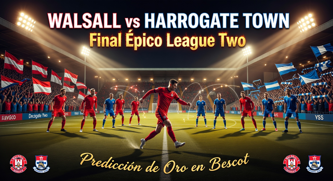 Walsall vs Harrogate Town Pronóstico / Prediction