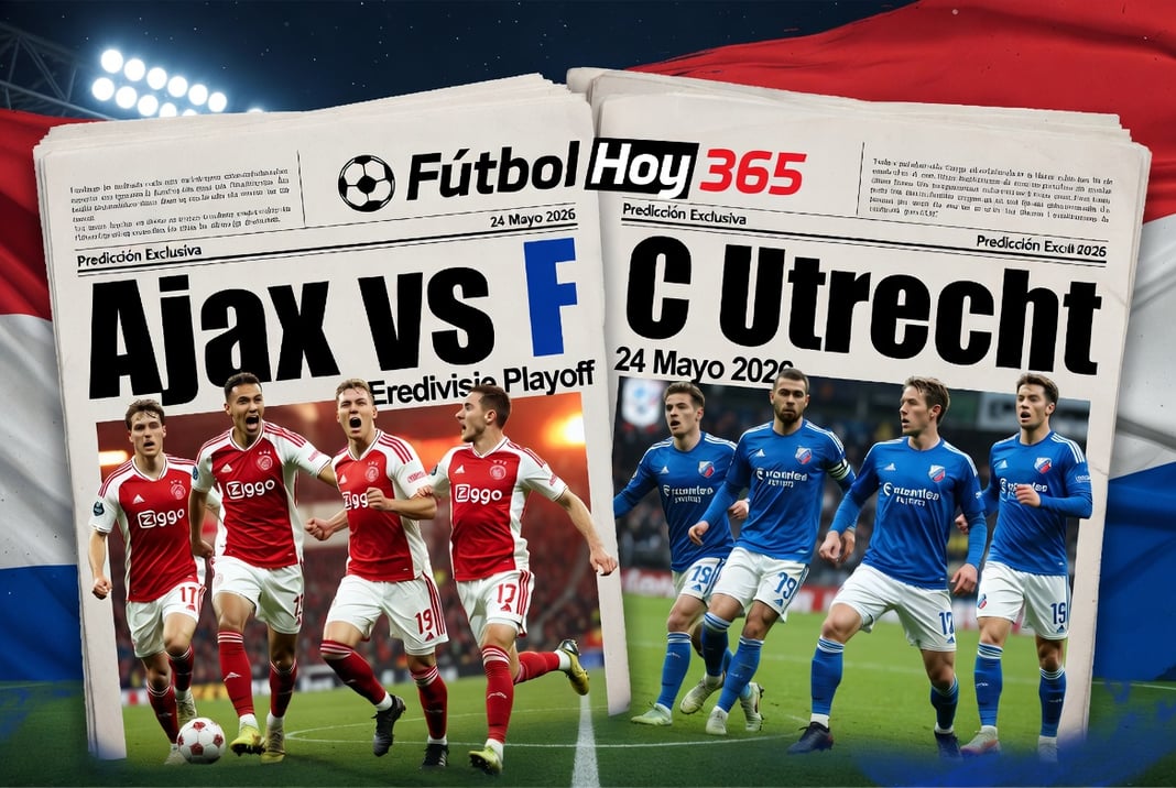 Ajax vs FC Utrecht Eredivisie Playoff 24 Mayo 2026