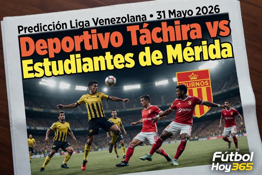 Deportivo Tachira vs Estudiantes de Merida Prediccion liga venezolana 31 Mayo 2026