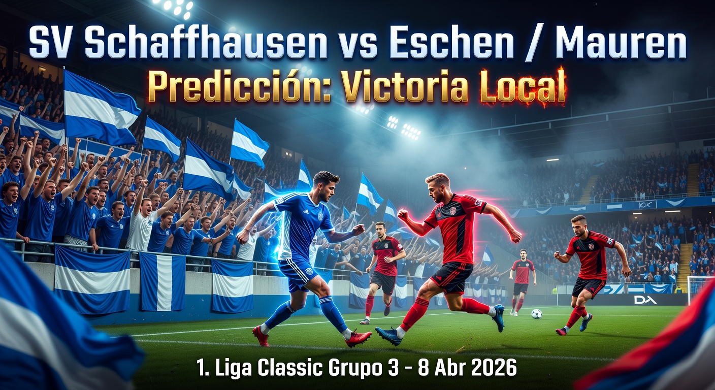 SV Schaffhausen vs Eschen / Mauren Pronóstico / Prediction