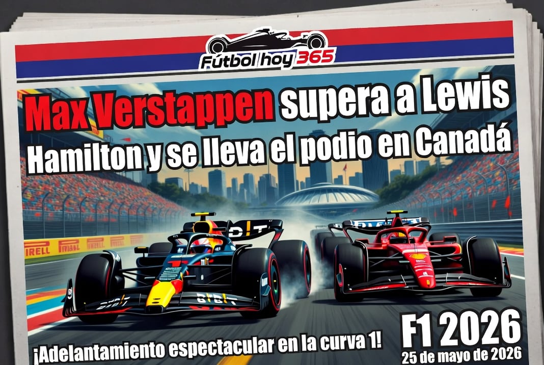 Max Verstappen supera a Lewis Hamilton y se lleva el podio en Canadá