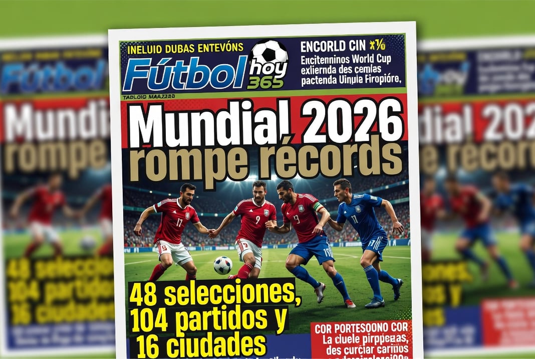 Mundial 2026 rompe récords 48 selecciones, 104 partidos y 16 ciudades