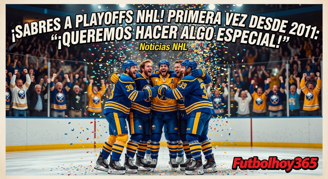 Buffalo Sabres clasifican a playoffs NHL por primera vez desde 2011: 