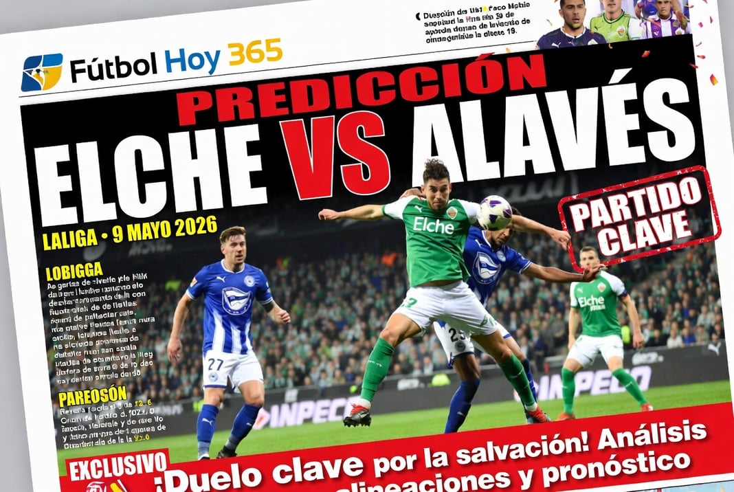 Prediccion Elche vs Alaves LaLiga 9 Mayo 2026
