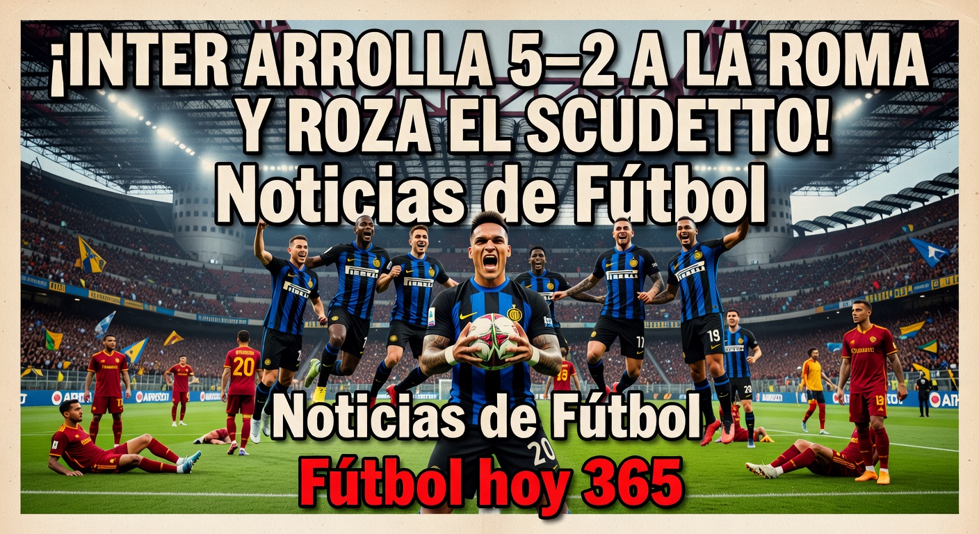 Inter Rout Roma, Close in on Serie A Title (Taipei Times, 5 hours ago)