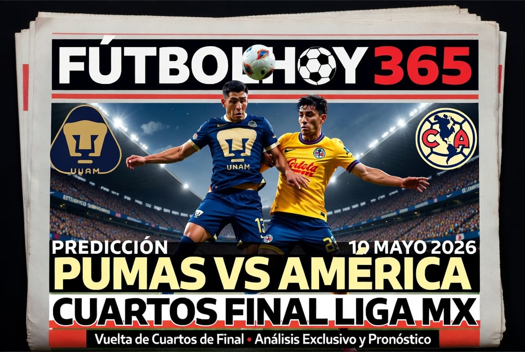Prediccion Pumas vs America 10 Mayo 2026 Cuartos Final Liga MX