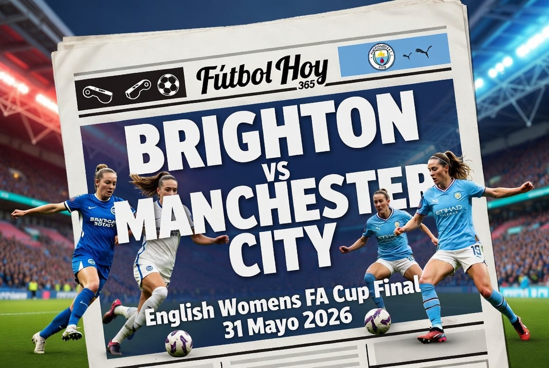 Brighton vs Manchester City English Womens FA Cup 31 Mayo 2026