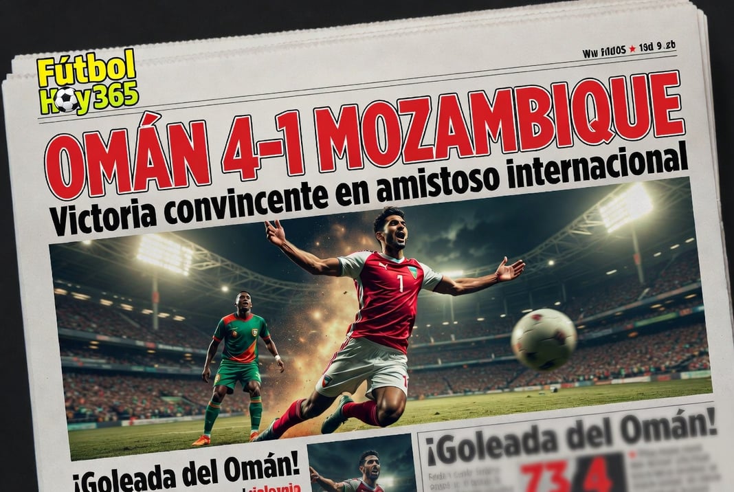 Omán 4-1 Mozambique Victoria convincente en amistoso internacional