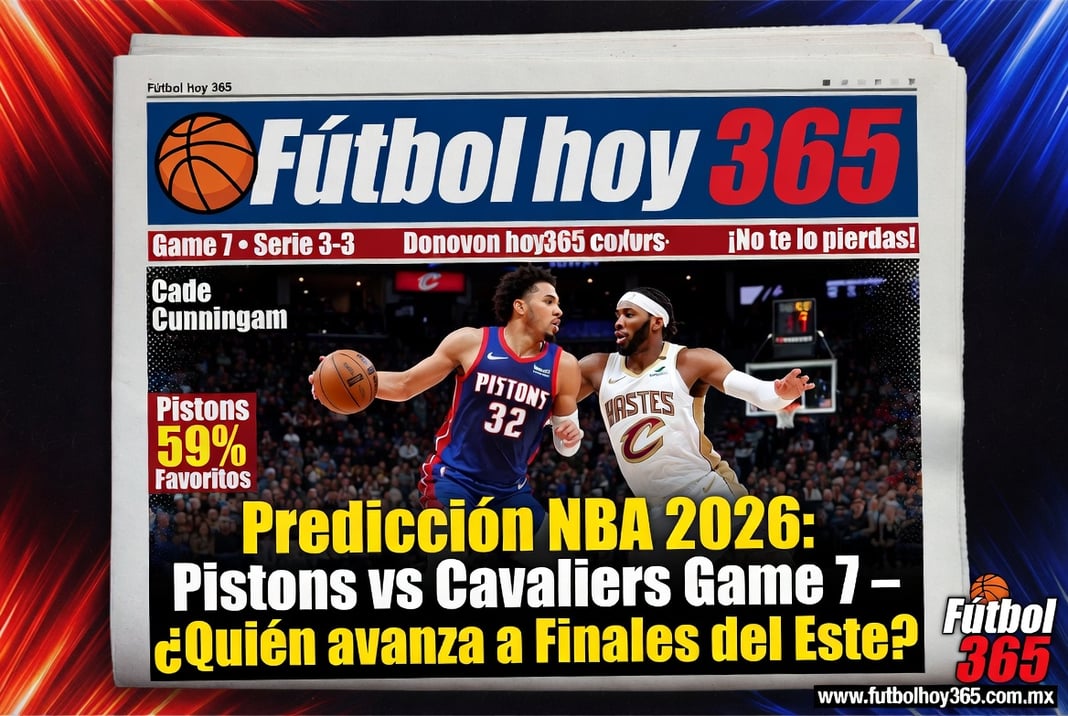 Predicción NBA 2026 Pistons vs Cavaliers Game 7 – ¿Quién avanza a Finales del Este