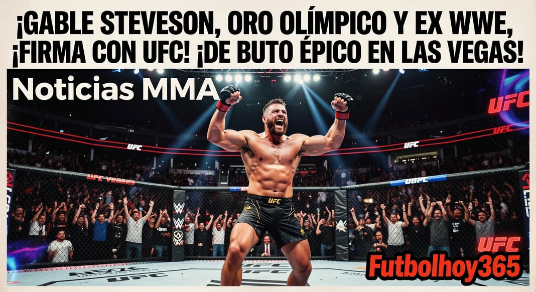 Gable Steveson, exluchador de WWE y medallista olímpico de oro, firma con UFC: Debut en Las Vegas