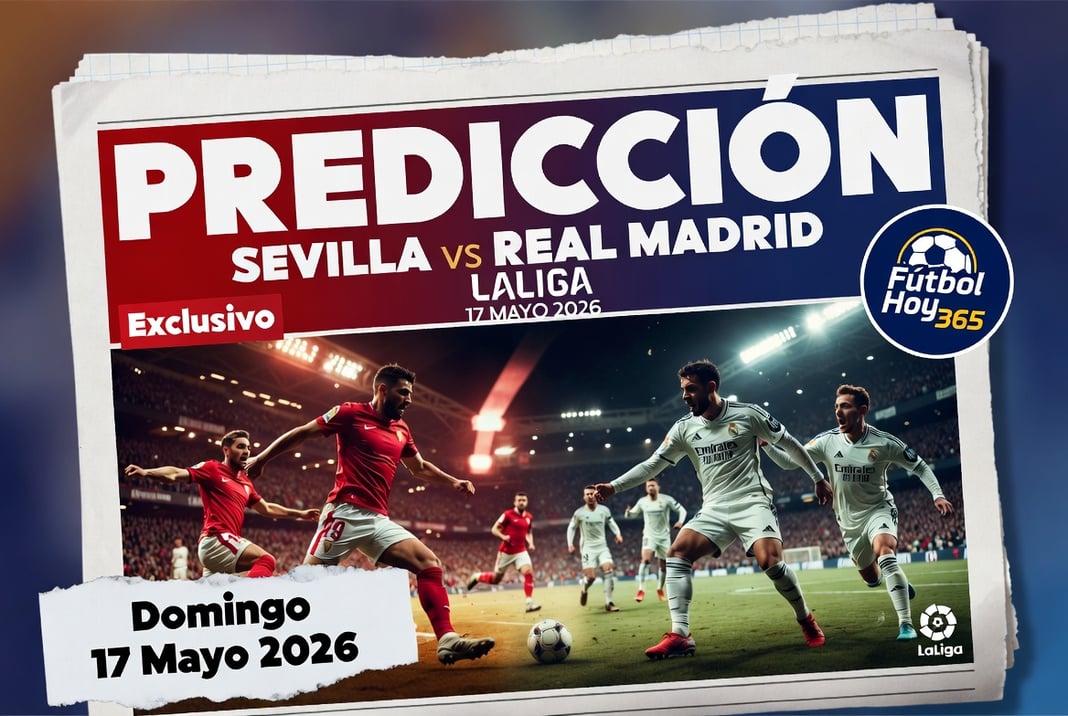 Prediccion Sevilla vs Real Madrid LaLiga 17 Mayo 2026