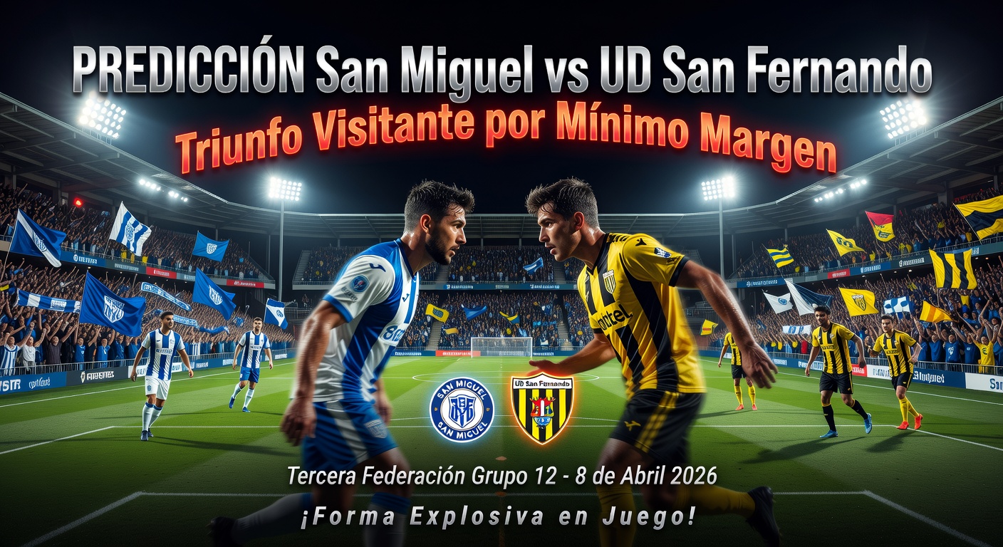 San Miguel vs UD San Fernando Pronóstico / Prediction