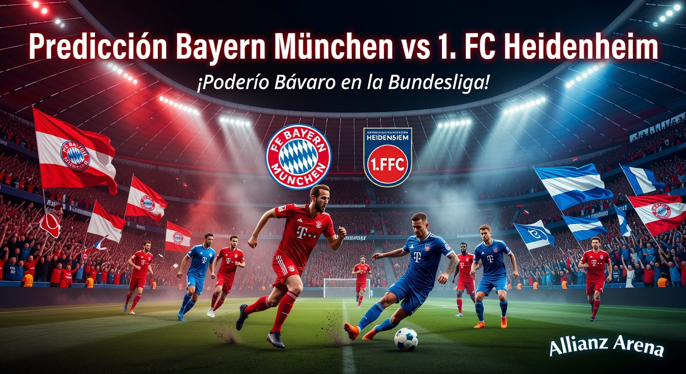 Bayern München vs 1. FC Heidenheim Pronóstico / Prediction