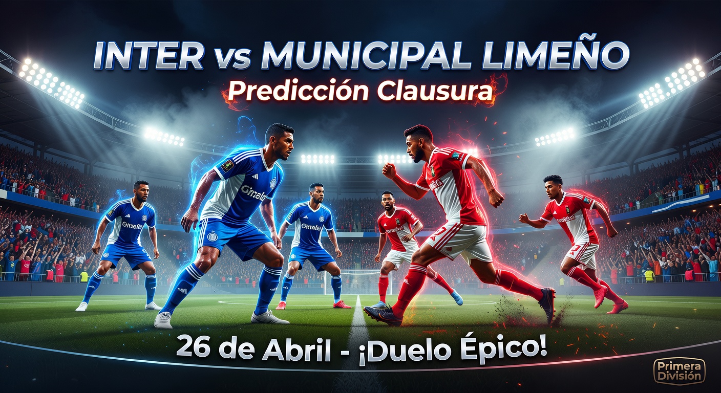 Inter vs Municipal Limeño Pronóstico / Prediction