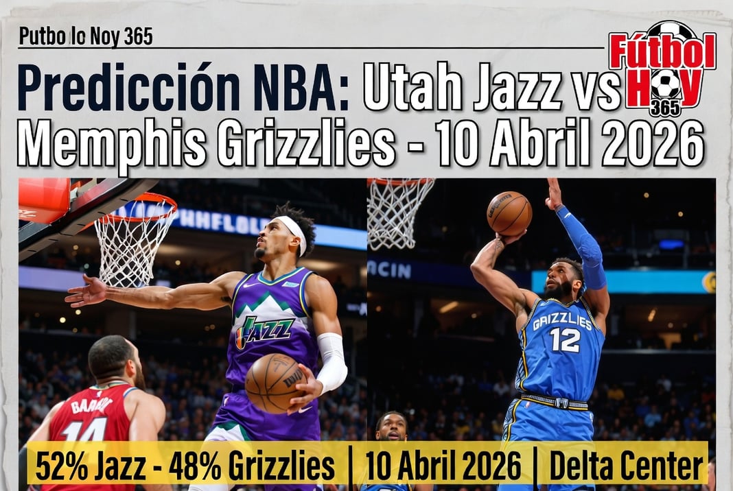 Predicción NBA Utah Jazz vs Memphis Grizzlies – 10 Abril 2026