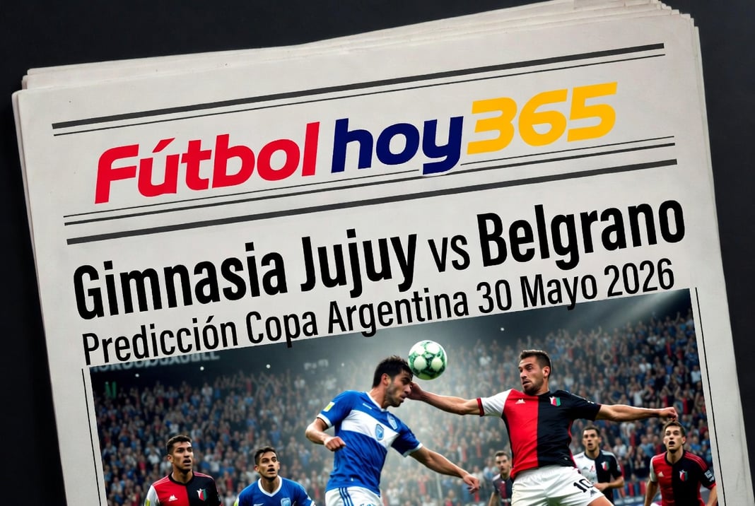 Gimnasia Jujuy vs Belgrano Prediccion Copa Argentina 30 Mayo 2026
