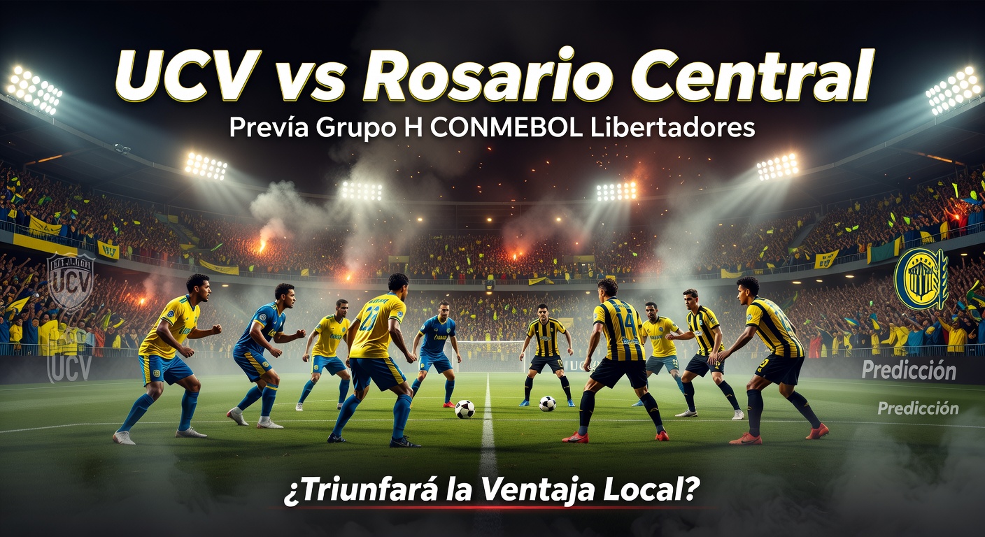 UCV vs Rosario Central Pronóstico / Prediction