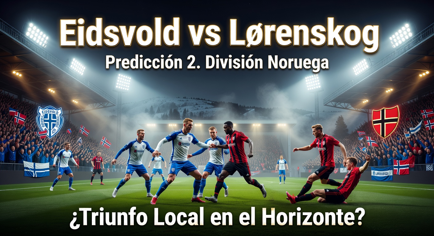 Eidsvold vs Lørenskog Pronóstico / Prediction