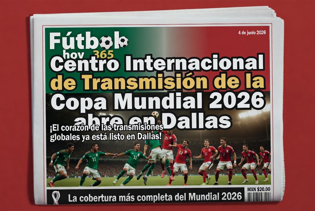 Centro Internacional de Transmisión de la Copa Mundial 2026 abre en Dallas