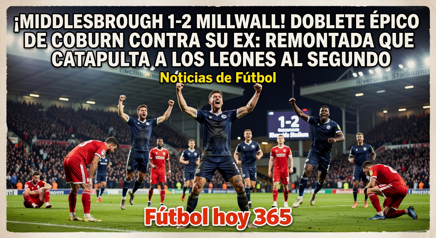 Middlesbrough Stunned 1-2 by Millwall in Championship