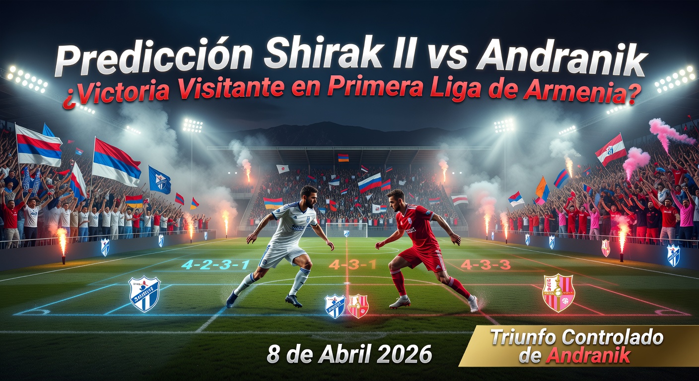Shirak II vs Andranik Pronóstico / Prediction