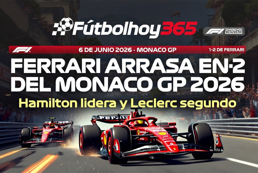 Ferrari arrasa en FP2 del Monaco GP 2026 Hamilton lidera y Leclerc segundo
