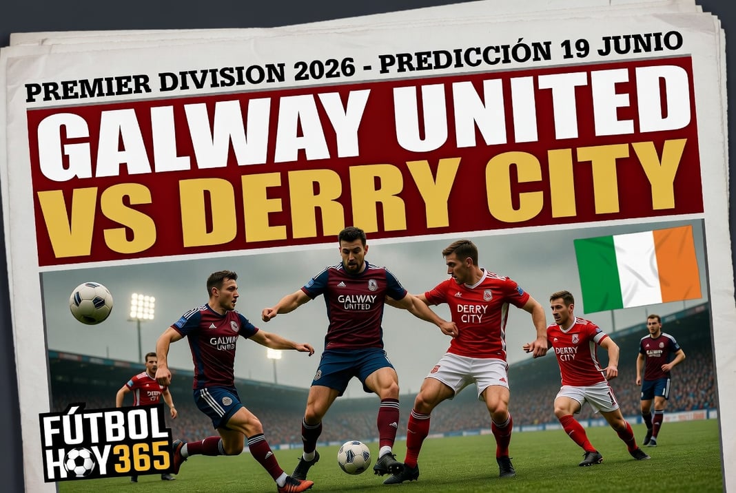 Galway United vs Derry City Premier Division 2026 Prediccion 19 Junio