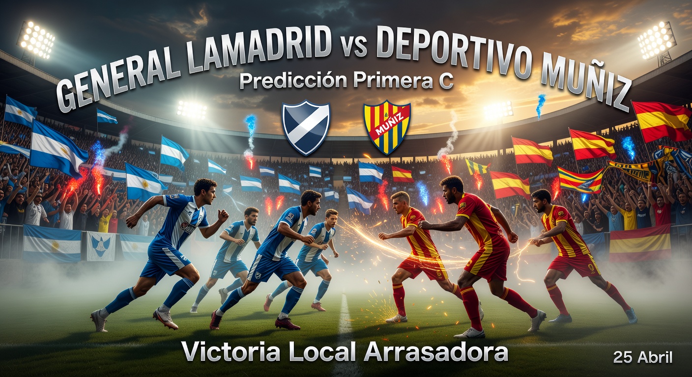 General Lamadrid vs Deportivo Muñiz Pronóstico / Prediction