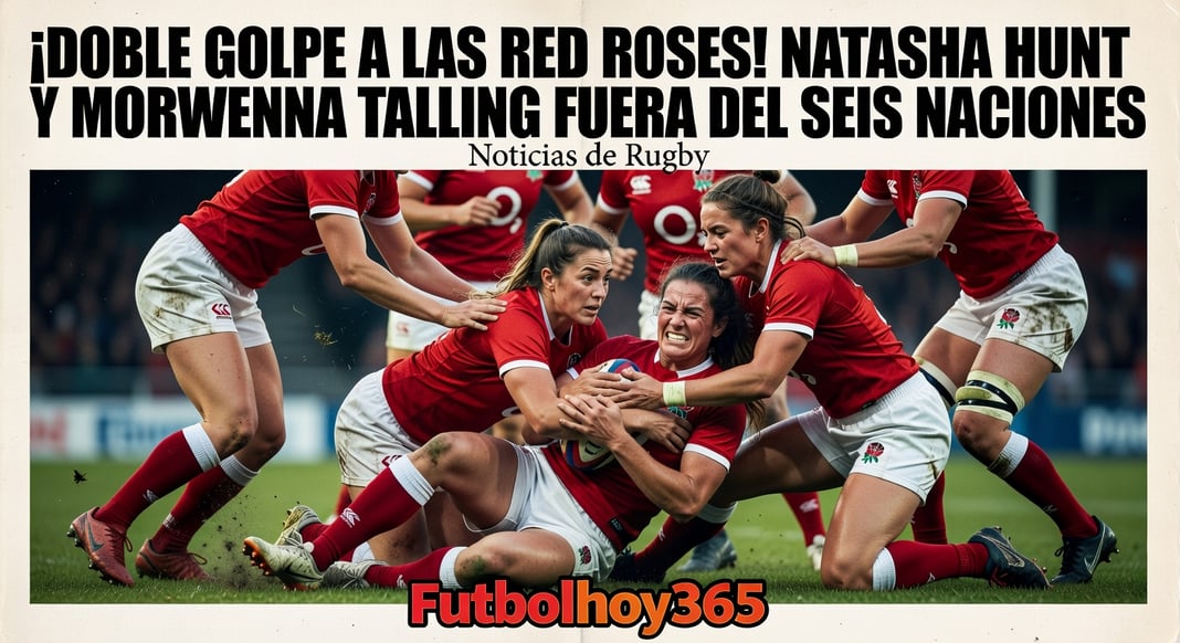 Red Roses sufren doble golpe por lesiones: Natasha Hunt y Morwenna Talling fuera del Seis Naciones