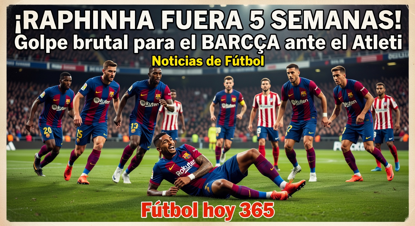 Raphinha Ruled Out for 5 Weeks with Hamstring Injury