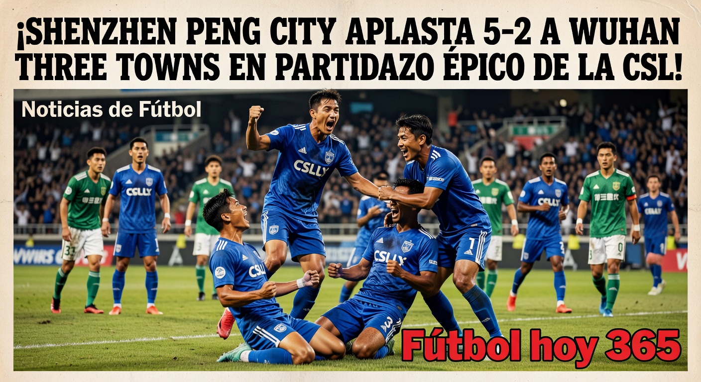 Shenzhen Peng City 5-2 Wuhan Three Towns in Chinese Super League (BBC Sport)