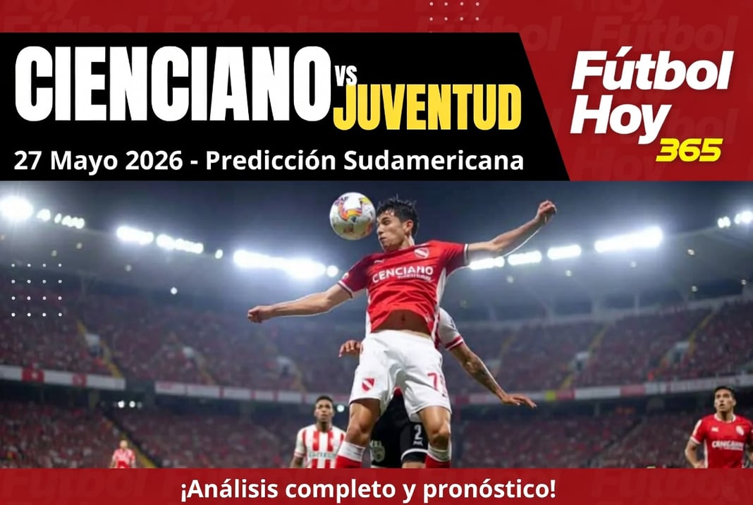 Cienciano vs Juventud 27 Mayo 2026 Predicción Sudamericana