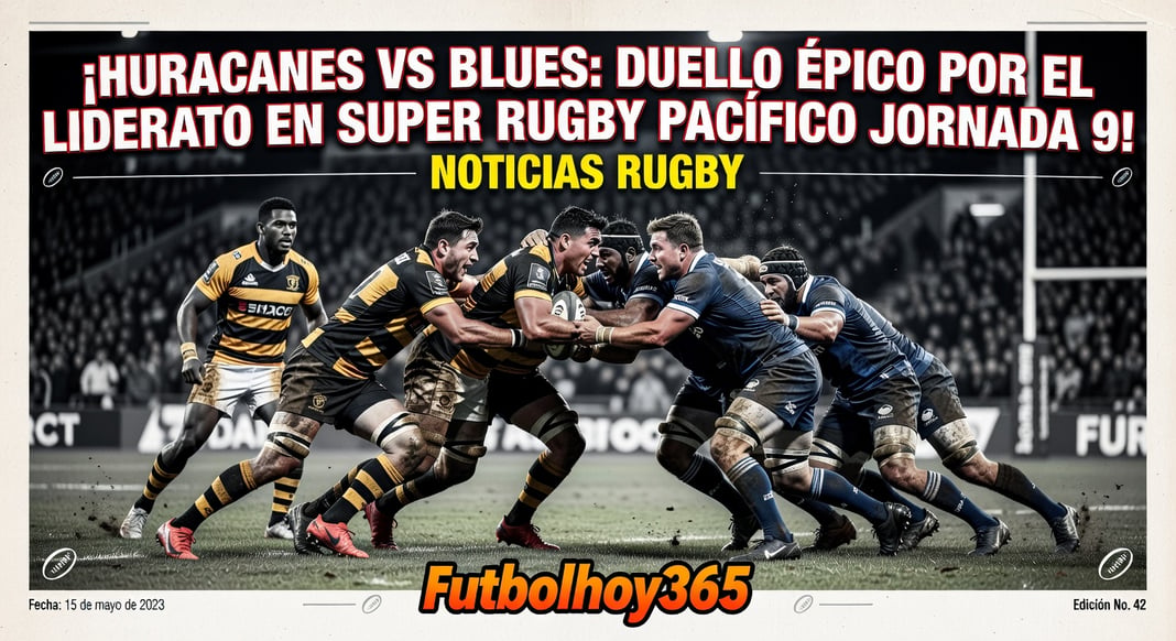 Huracanes vs Blues: Duelo por el Liderato en Super Rugby Pacífico Jornada 9