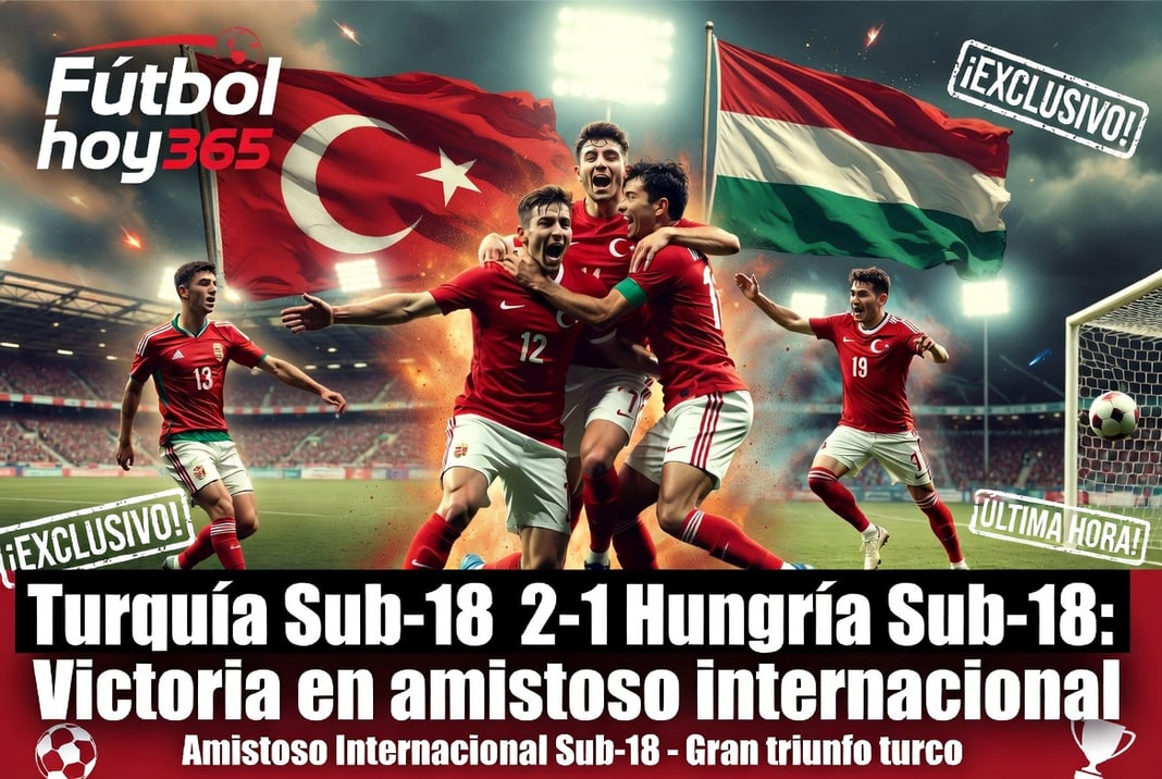 Turquía Sub-18 2-1 Hungría Sub-18 Victoria en amistoso internacional