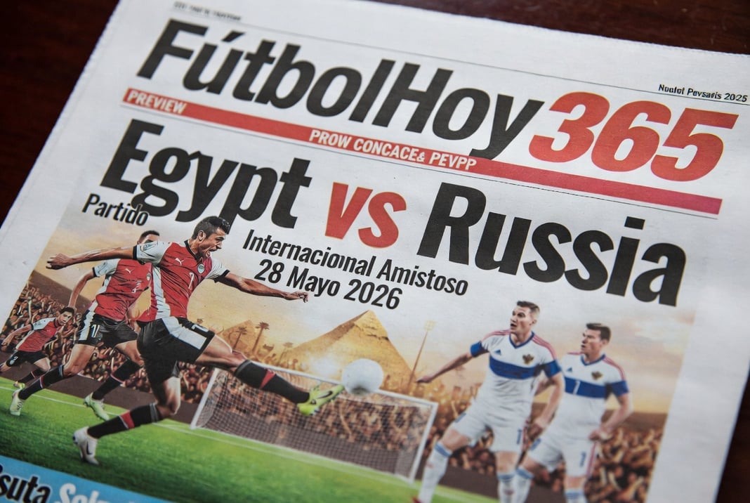 Egypt vs Russia Partido Internacional Amistoso 28 Mayo 2026