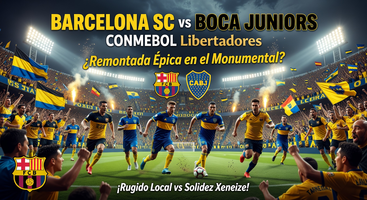 Barcelona SC vs Boca Juniors Pronóstico / Prediction
