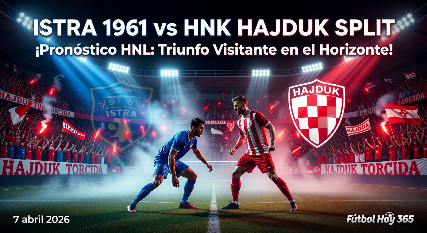 Istra 1961 vs HNK Hajduk Split Pronóstico / Prediction