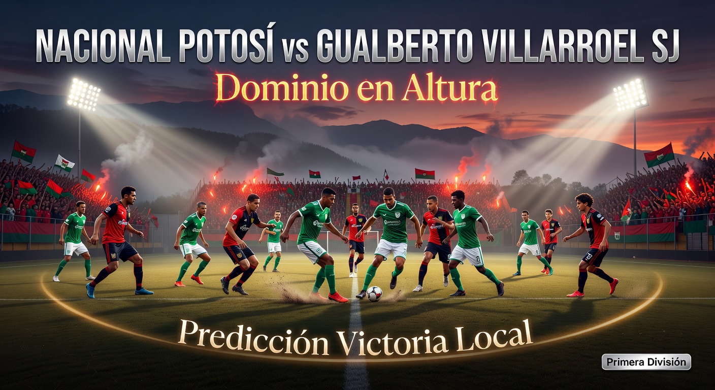 Nacional Potosí vs Gualberto Villarroel SJ Pronóstico / Prediction