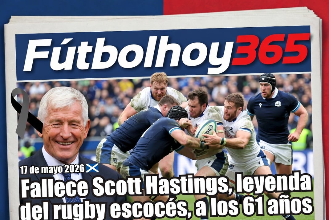 Fallece Scott Hastings, leyenda del rugby escocés, a los 61 años
